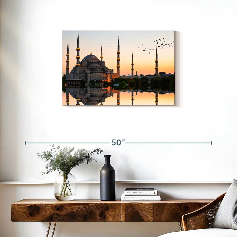 Dusky Hagia Sophia, 20" H x 30" W