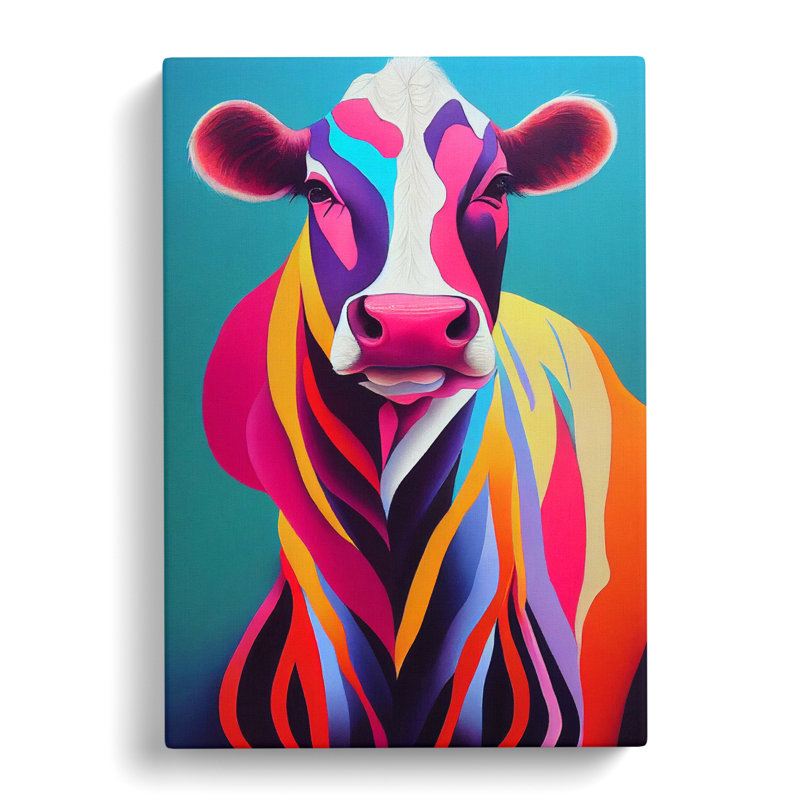 Cow Vol.2 - Wrapped Canvas Print, 50cm H x 35cm W x 3cm D