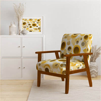 Fauteuil en velours Hulten