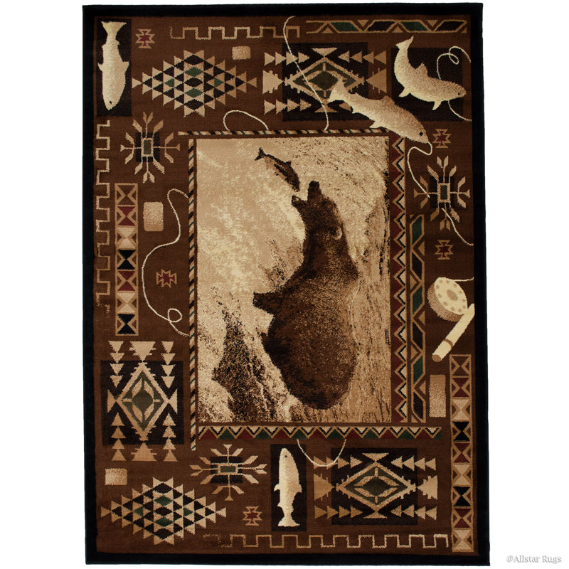 Lacour Geometric Indoor Rug, 5'2" x 7'2"