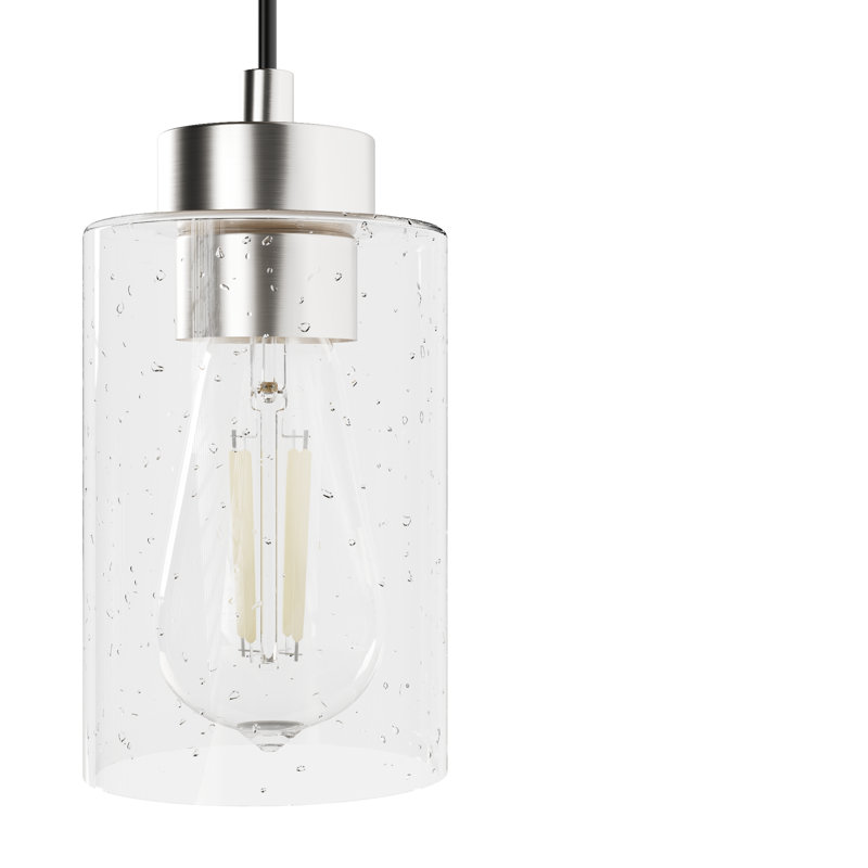 Hartland 3 - Light Cluster Cylinder Pendant, Brushed Nickel