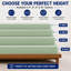Remplacement de matelas en vinyle à mousse viscoélastique de refroidissement haute densité de 8 pouces, moyenne ferme, camping-car, double-119711234-119711236