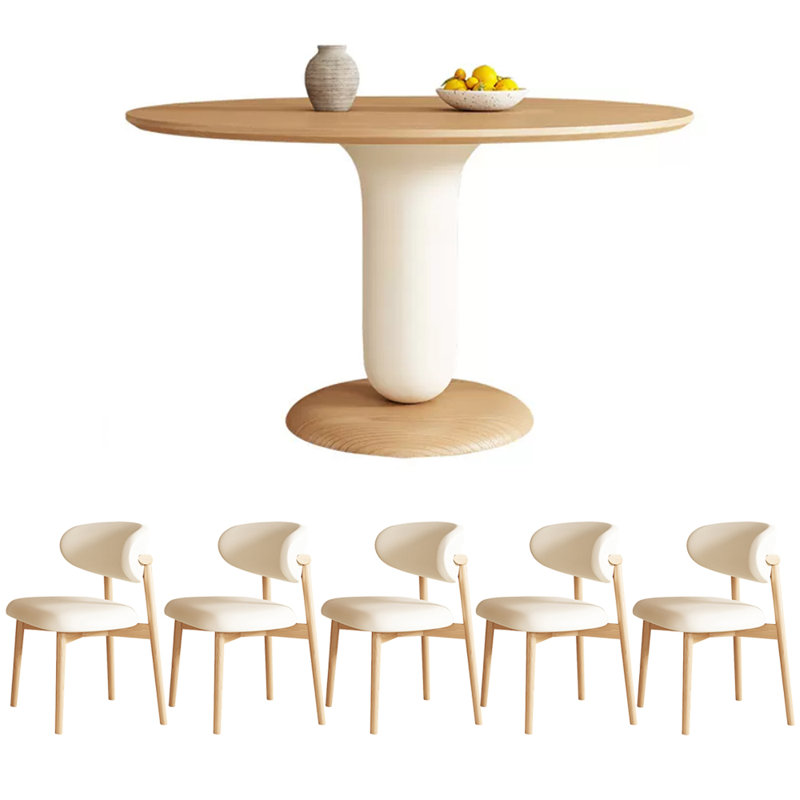 Ensemble repas rond, H 29,52 po x L 51,18 po x l 51,18 po