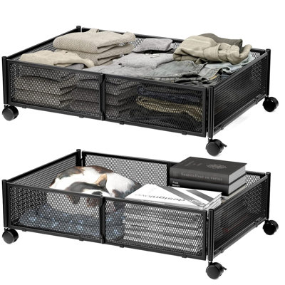Rebrilliant Metal Under Bed Storage Bin