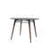 Tronk Round Glass Top Dining Table