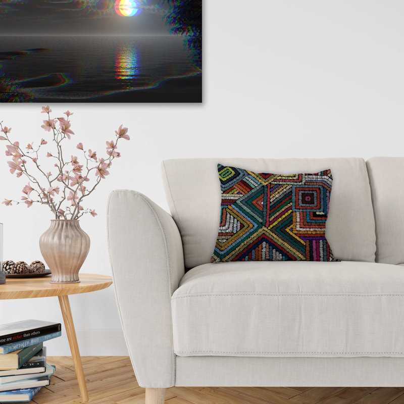 Housse et insert de coussin extérieur d'extérieur, 16" x 16"