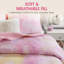 Ensemble de courtepointe 3 pièces TG / TG avec coussin décoratif, rose-133948818