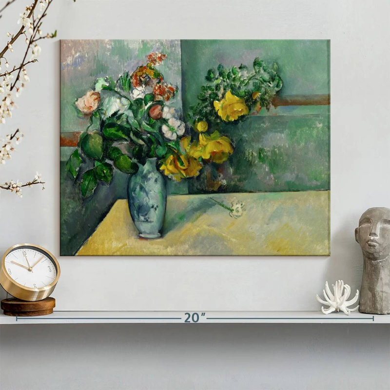 Nature morte dans un vase, H 12 po x l 15 po