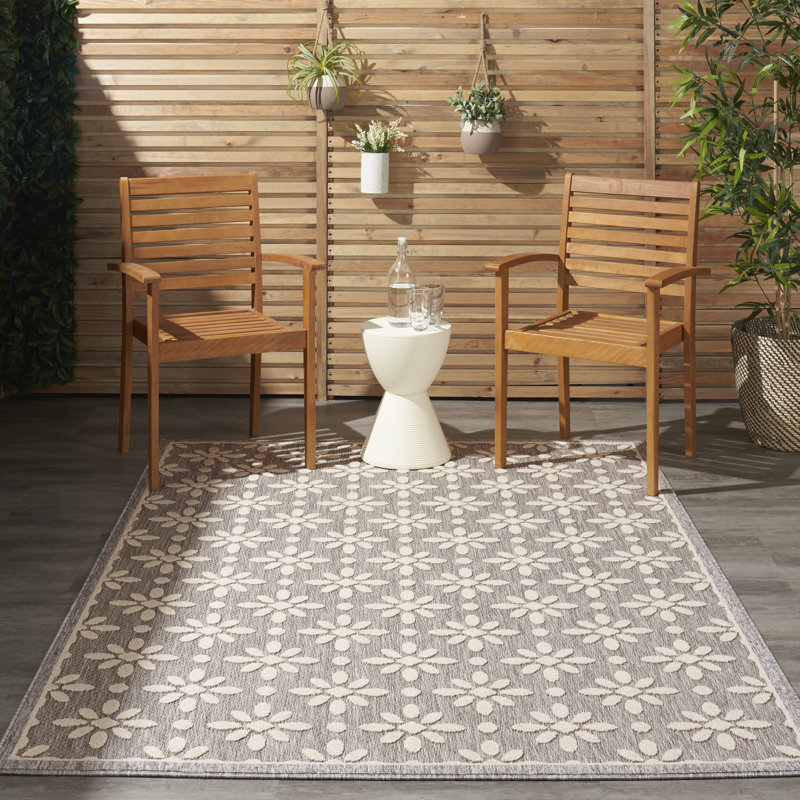 Cozumel Floral Area Rug, Rectangle 122 x 183cm