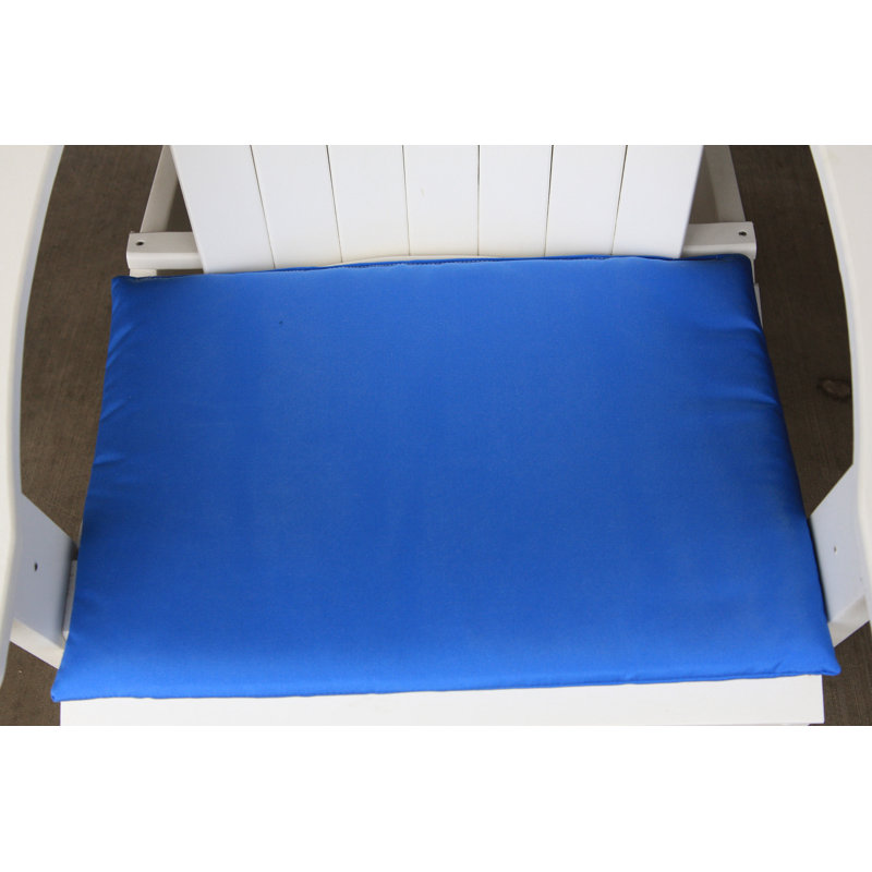 Indoor/Outdoor Chair Cushion, Light Blue, 22" W x 38" D
