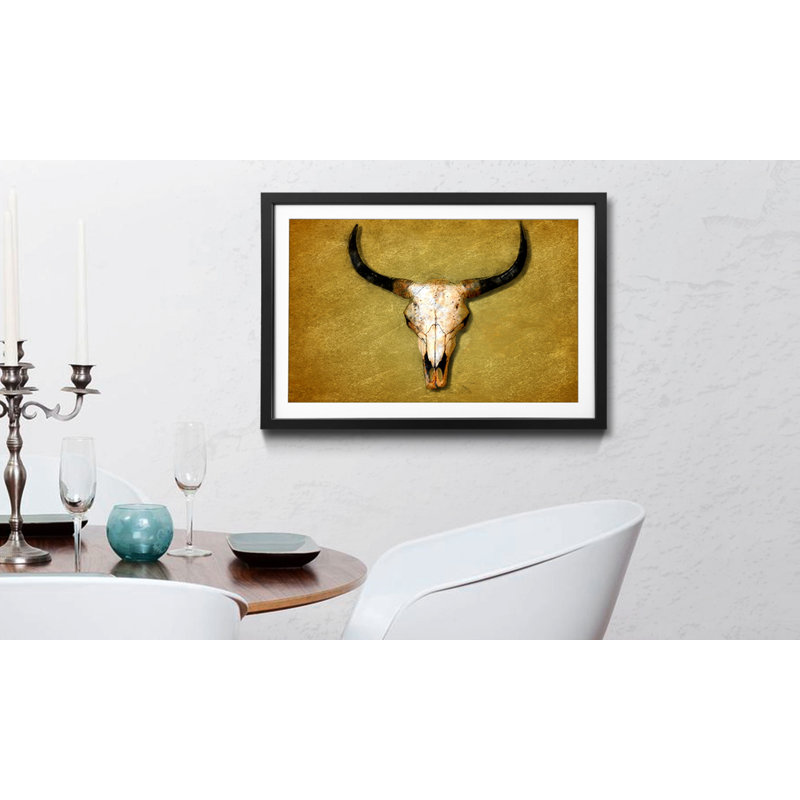 The Bull - Single Picture Frame Print, 40cm H x 60cm W