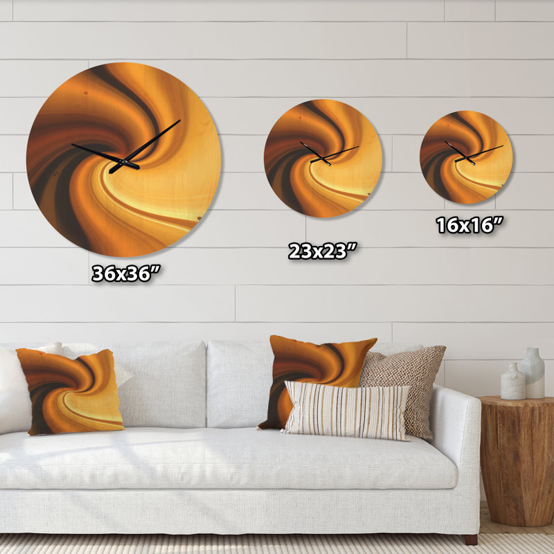 Solid Wood Wall Clock, Medium