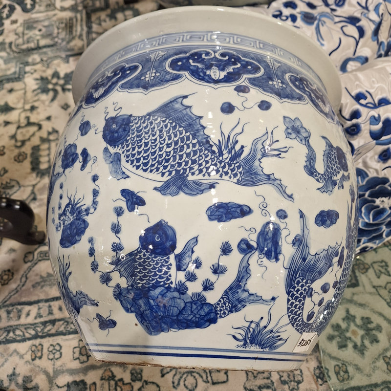 Round Ceramic Planter