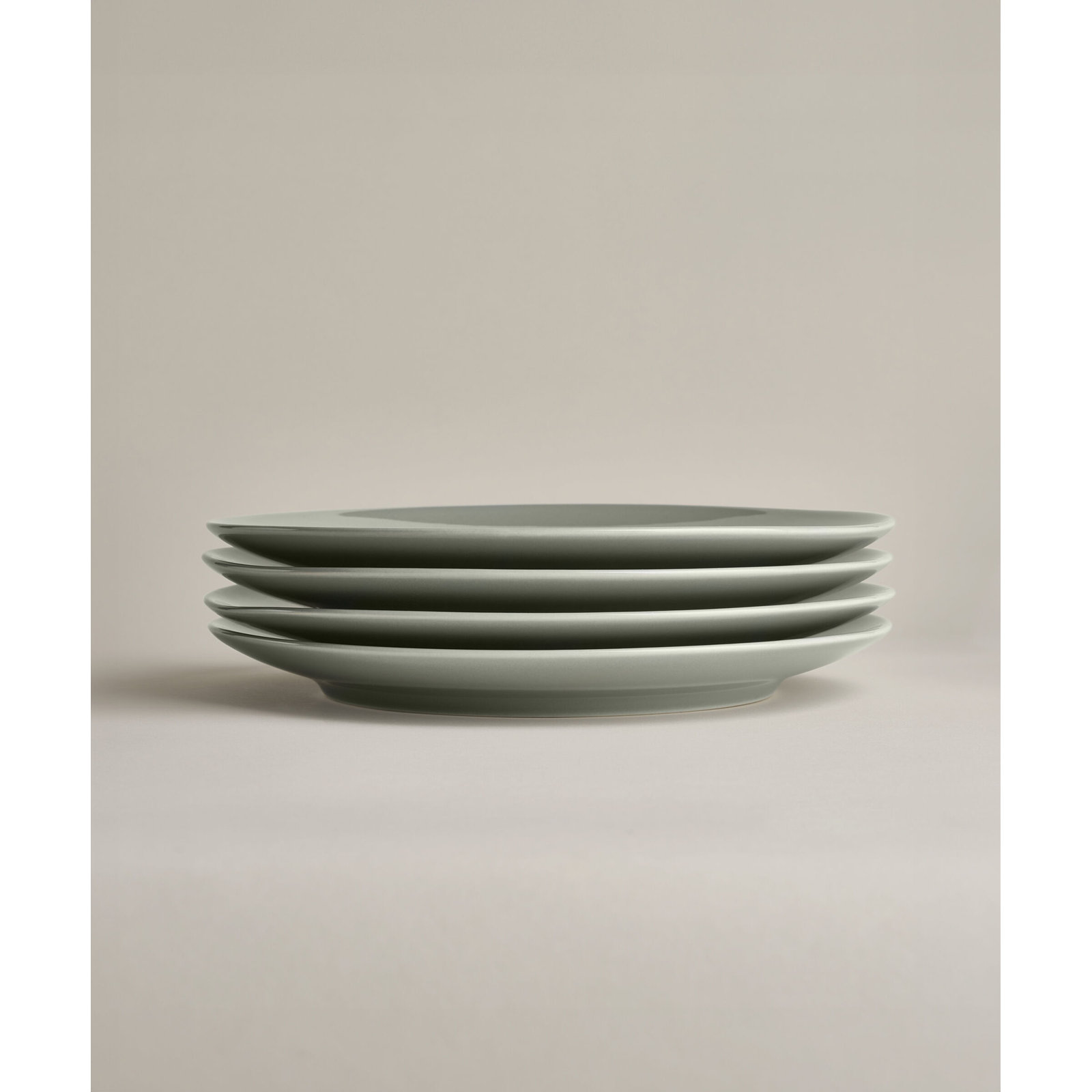 Year & Day Glossy Big Plates, Green