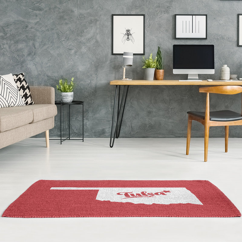 Tapis de zone rouge oklahoma tulsa, Rectangle 5 pi x 7 pi