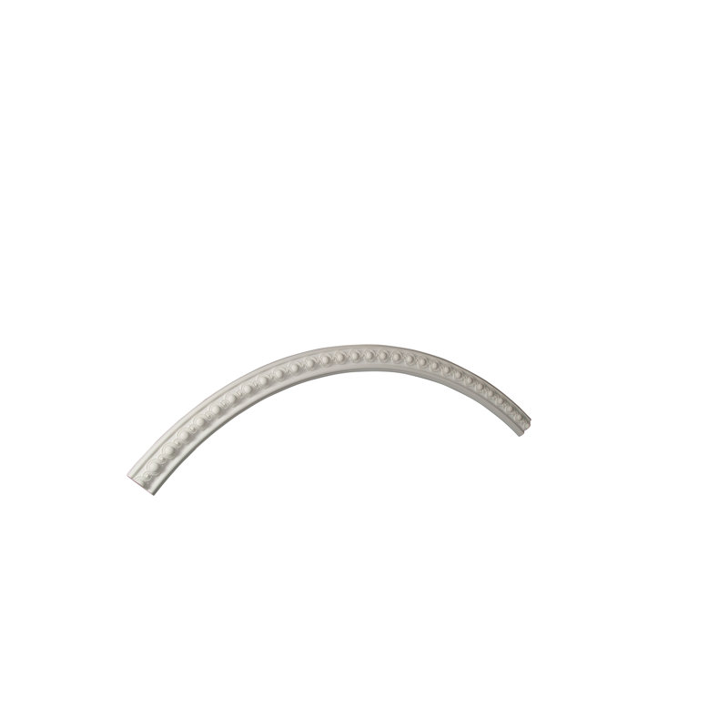 Ensemble d'anneaux de plafond Hillsborough, H 94,5 po x l 94,5 po x P 0,875 po, Simple (1/4 d'un cercle complet)