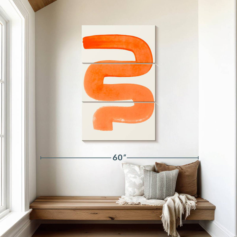 Avery Orange Wiggle, 45" H x 28" W