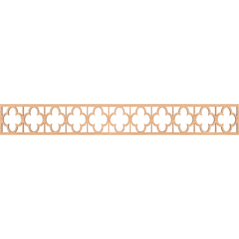 Moulure à panneau Woodall, H 6 po x l 46,5 po x P 0,25 po, Noyer blanc