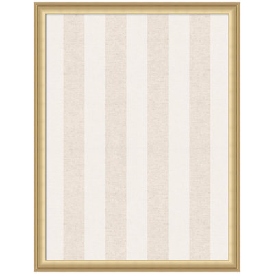 Tableau d'affichage en lin encadré en tissu