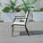Rosenell 2 - Person Rectangular Outdoor Dining Fixed Flex Comfort Chair