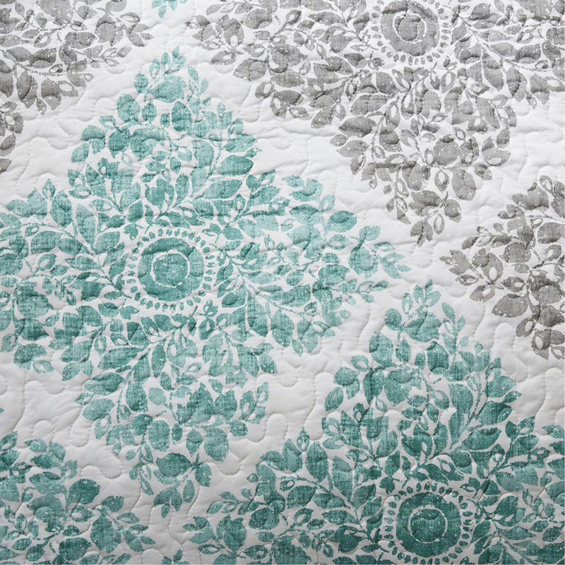 Ensemble de housse de lit de jour réversible 6 pièces Aqua