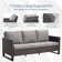 Ensemble de canapé d'extérieur 7 pièces Gymojoy, ensemble de mobilier de patio en osier avec table de foyer, osier en polyéthylène
