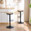 Tabouret de bar pivotant en bois massif l 15,2 po Jaina -1447778121-1447778123