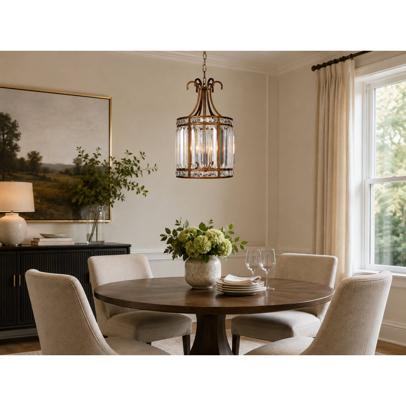 Luminaire suspendu 3 lumières Traditional