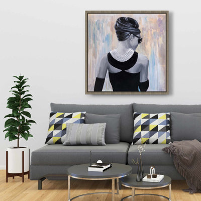 Art contemporain sur toile Audrey Hepburn