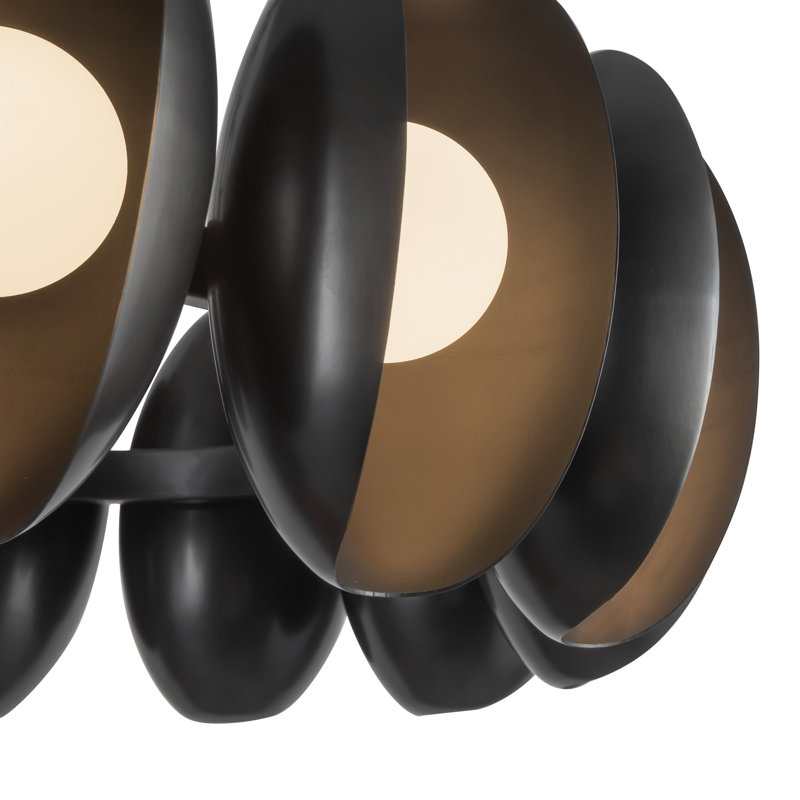 Cortez 25-in Brass dimmable LED Chandelier, Oil Rubbed Bronze