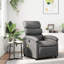 Fauteuil inclinable vidaXL, dossier / repose-pieds réglable, cuir-97814335