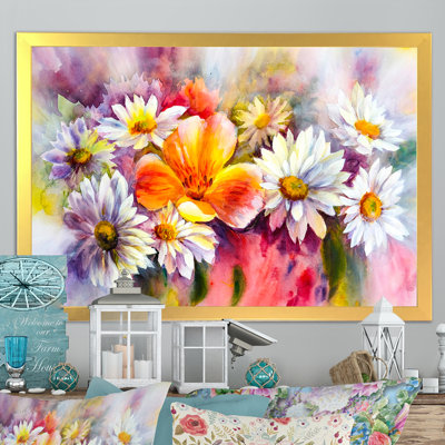 «Bright Bouquet Of Spring Flowers II», reproduction sur toile