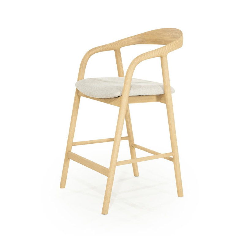 Rayven Barstool High, Natural, Counter Stool (26" Seat Height)