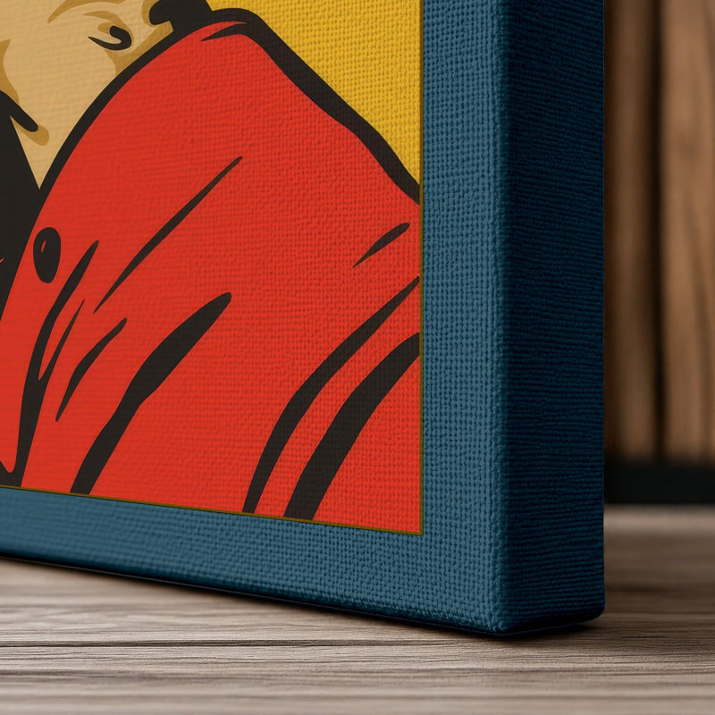Prayer and Devotion Religious - Wrapped Canvas, 24x16 - 61.0 x 40.6 cm, Teal Border