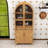 Arched Pantry Cabinet with Adjustable Shelves and Drawer