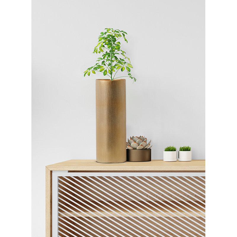 Vase de table en métal Jahna