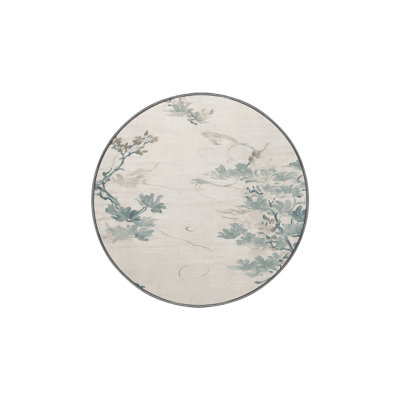 Machine Washable Gray Area Rug