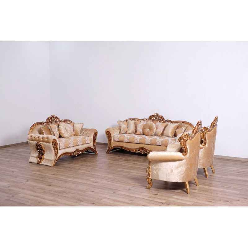 3 Pieces Emperador II Sofa Set