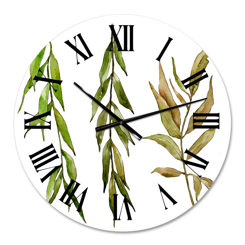 Three Willow Branches - Horloge murale, Moyenne
