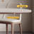 Simple Beige Rock Slab Oval Dining Table-1598092754