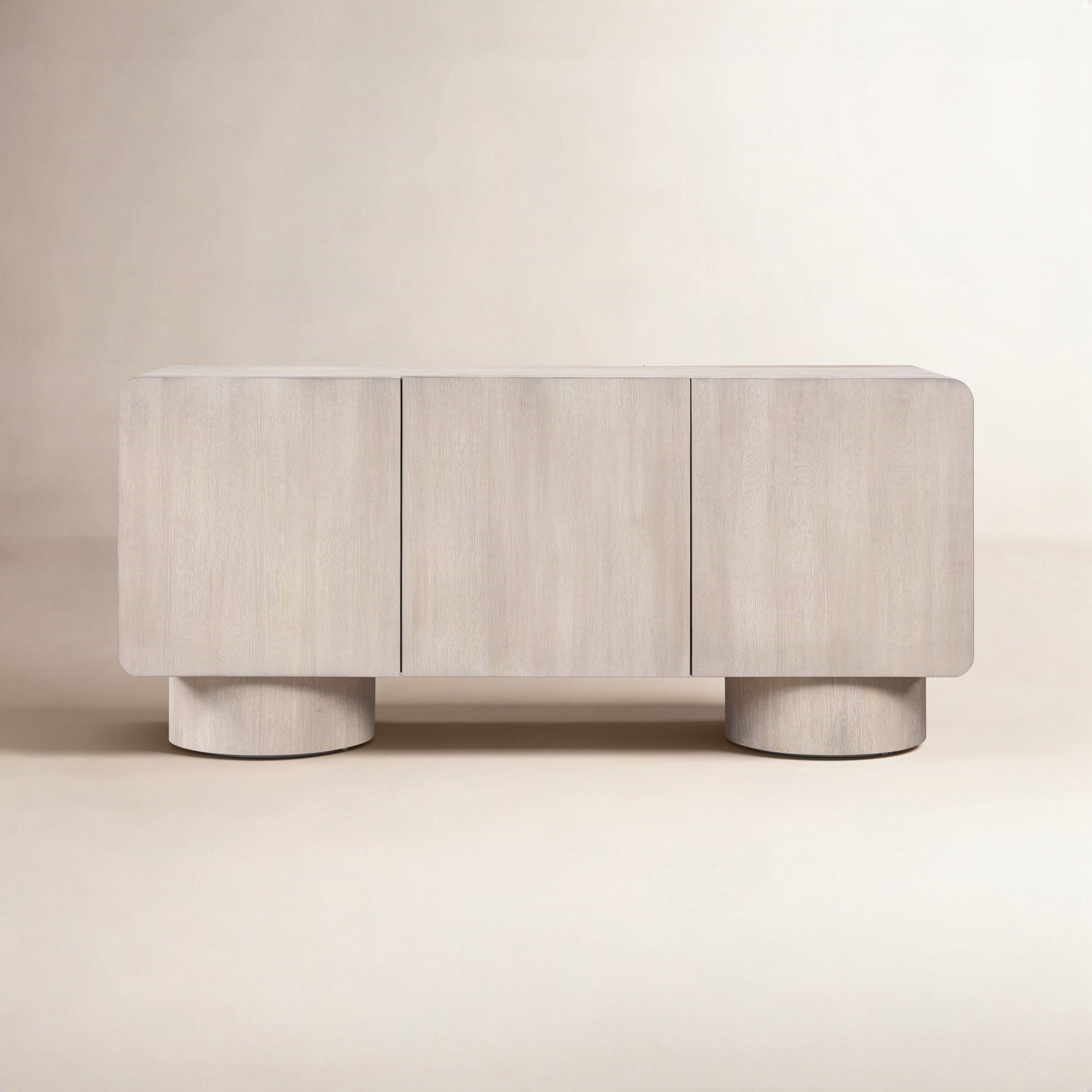 3-Door Sideboard Cabinet, Natural