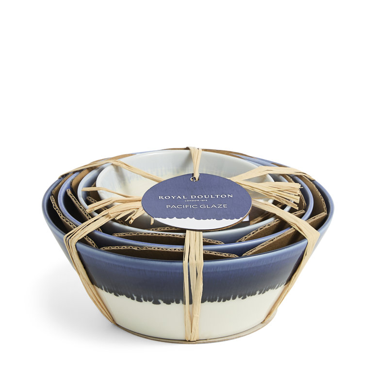 Royal Doulton Pacific Glaze Nesting Bowl Set