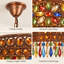 Luminaire suspendu tambour en cristal marocain 3 lumières avec finition bronze antique