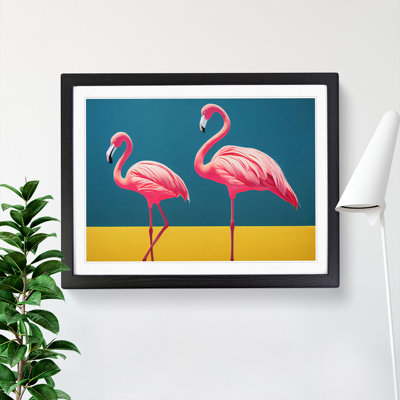 Divine Flamingos - Single Picture Frame Print
