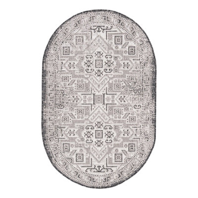 Tapis intérieur / extérieur bleu Alucard Southwestern