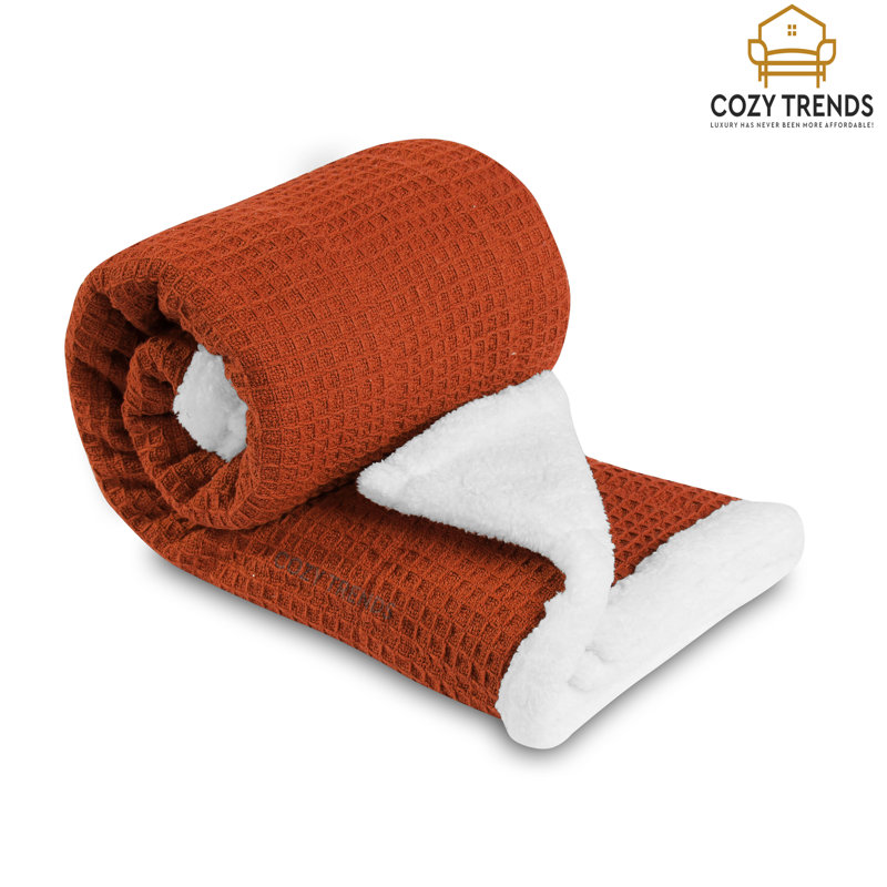 Couverture pour bébé en coton, Rouille