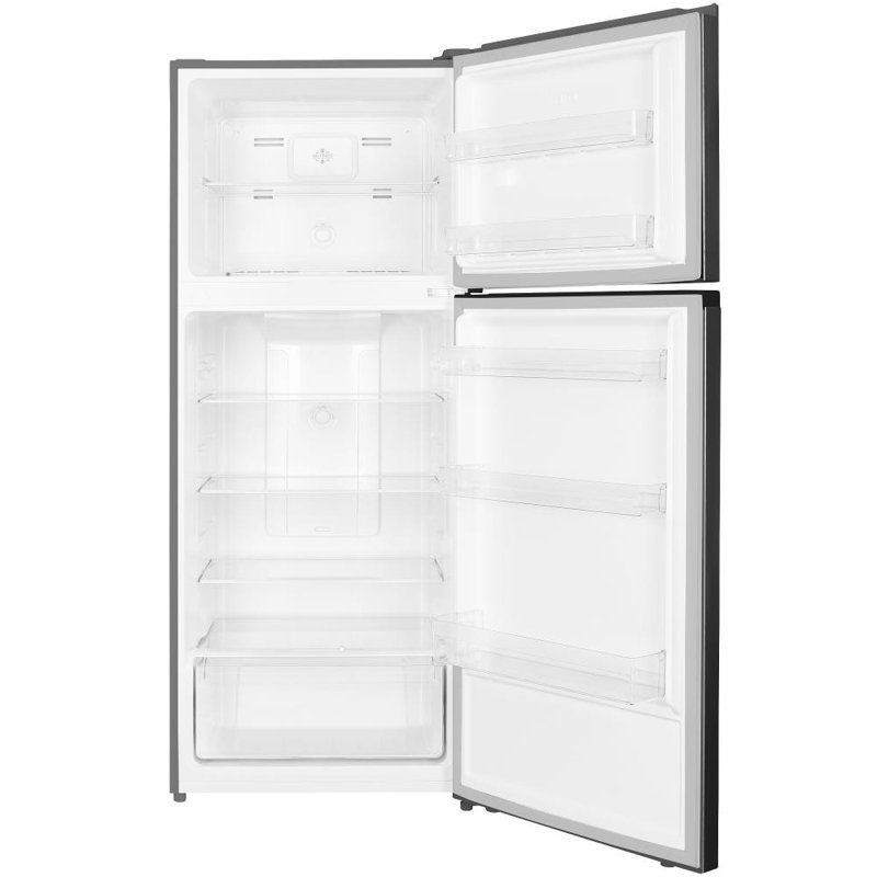 14,8 pieds cubes Impecca Pi. Réfrigérateur à profondeur de comptoir de 28 po avec congélateur supérieur, Acier Inoxydable