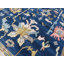 Tapis bleu marine unique de 9 pi x 12 pi