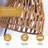Abaza Solid Wood Plug-in Armed Sconce