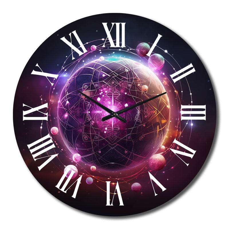Metal Wall Clock, Large
